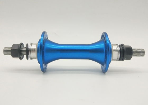 Front Position BMX Bike Hub Safety 3 / 8 " Axle 2 Sealed Bearings