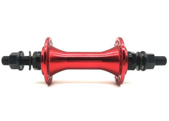 Front Position BMX Bike Hub Safety 3 / 8 " Axle 2 Sealed Bearings